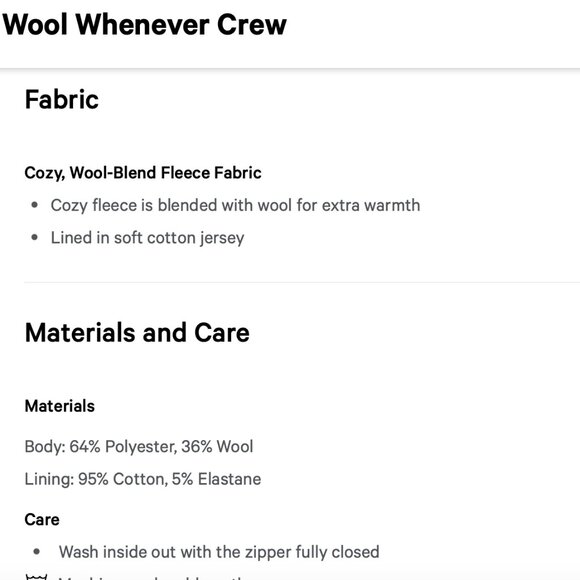 Lululemon Wool Whenever Crew Neck Sweater Wool Blend Sherpa Black Size 2 - Picture 14 of 15